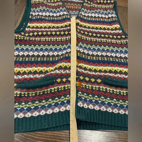 Vtg. Hugo Boss COOGI Sweater Wool Blend Vest - Picture 14 of 15